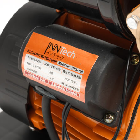 ปั๊มน้ำอัตโนมัติ INNTECH รุ่น ITCX-180 CX SERIES 800W_6